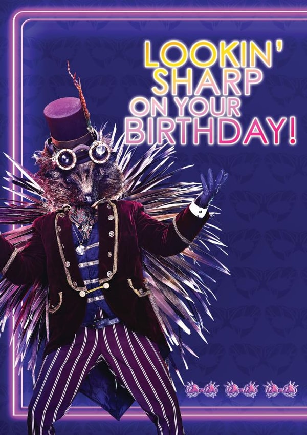 The Masked Singer Hedgehog Happy Birthday! created by The Masked Singer