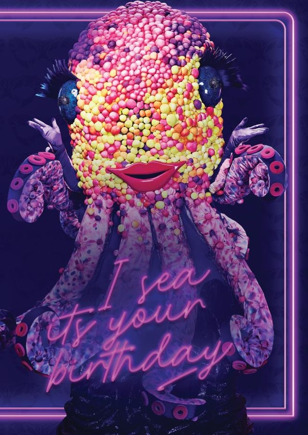 The Masked Singer Series 1 Octopus Birthday created by The Masked Singer