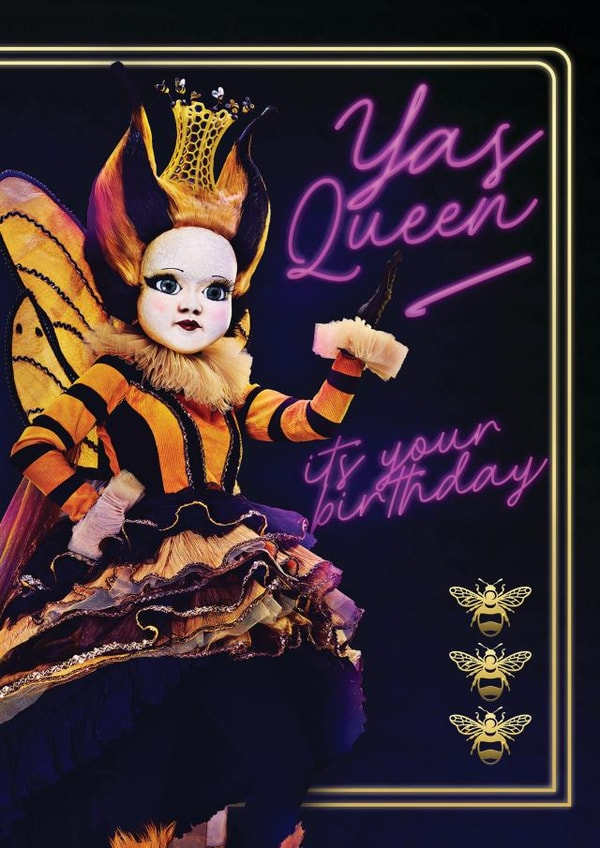 The Masked Singer Series 1 Queen Bee Birthday created by The Masked Singer