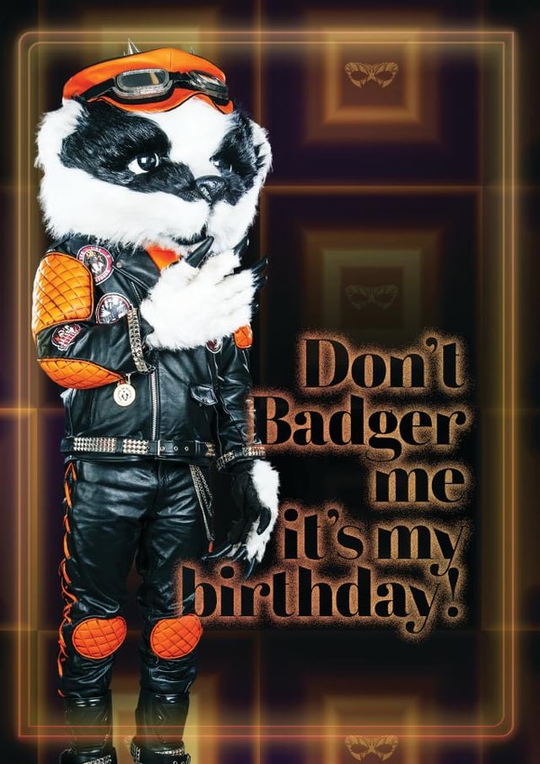 The Masked Singer Series 2 Badger Birthday created by The Masked Singer