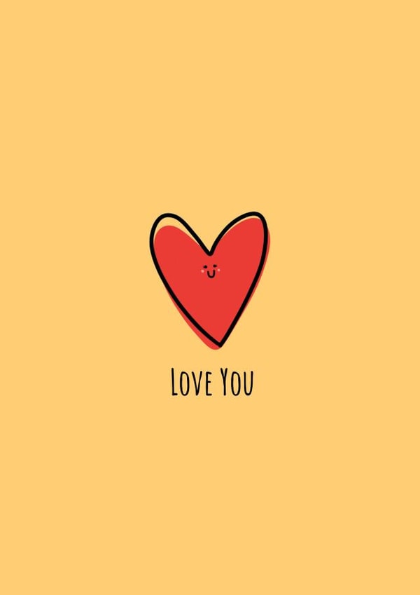 Love You Card created by The Modest Lobster