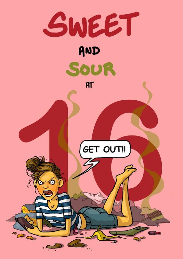 Sweet and Sour at 16 created by Bryony Jackson Walters
