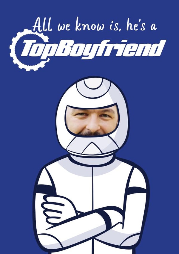 TopGear F1 Birthday Personalised Photo Card 19262 created by This is Awesome