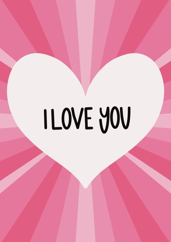 Valentines Groovy Heart Card created by Posted With Pyaar