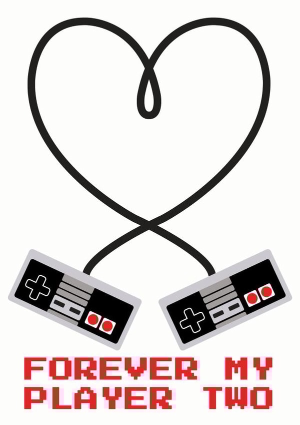 Forever My Player Two Nerd Gamer created by Pixel8er