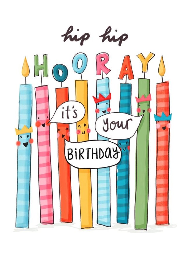 Cute Birthday Candles card created by Nicola Watson