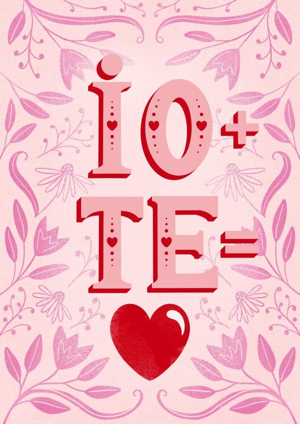 Me and you Valentine’s Day Italian card created by Silvia Volpe