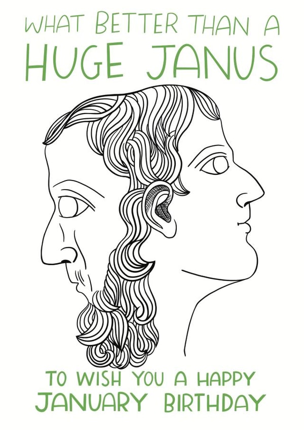 Huge Janus January Birthday created by Emma Blue