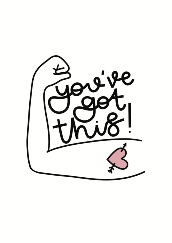 You've Got This Pick Me Up Card created by Madeline Star Design