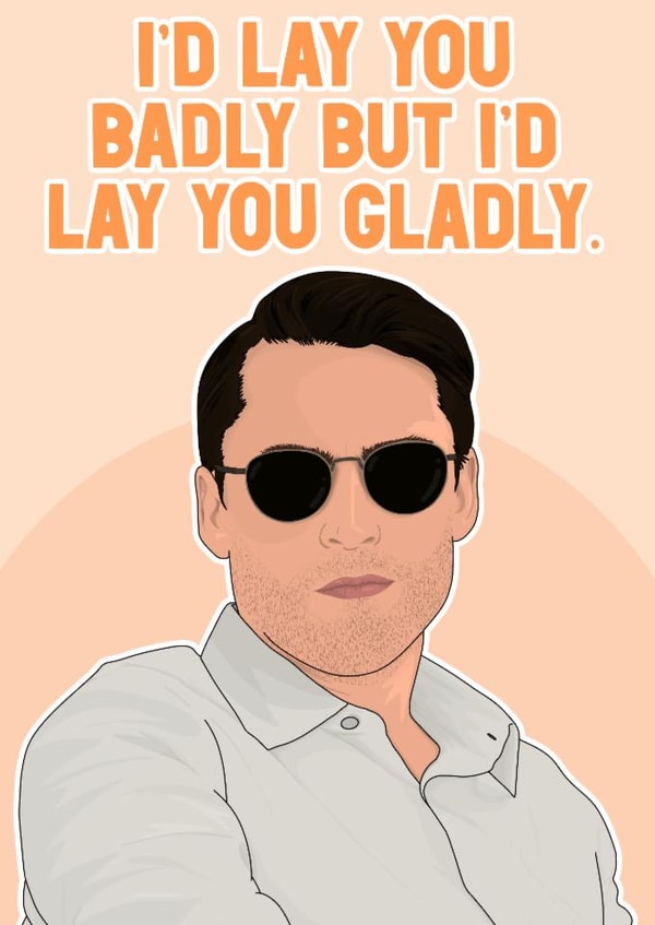 Roman Roy Gladly created by Pink + Pip