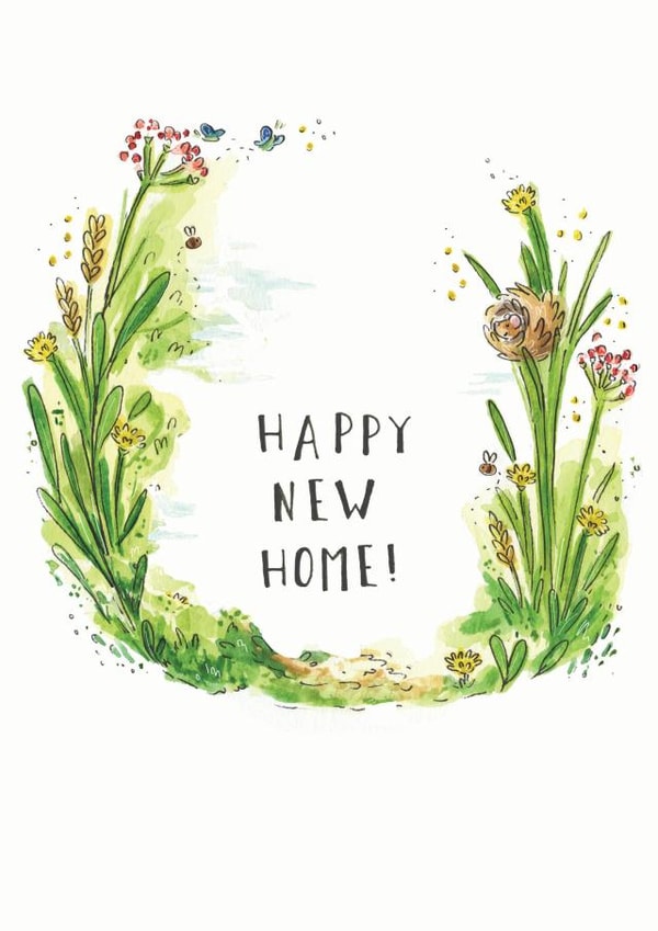 Cute Floral New Home Card created by Vicky Kuhn