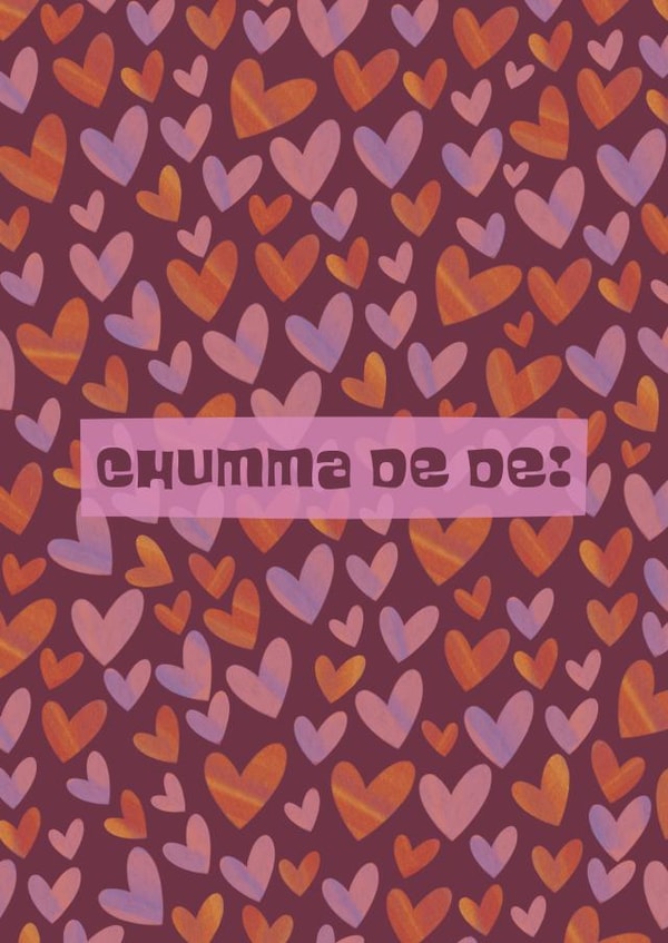 Hindi Valentine's Love Card created by Ludovica Marani