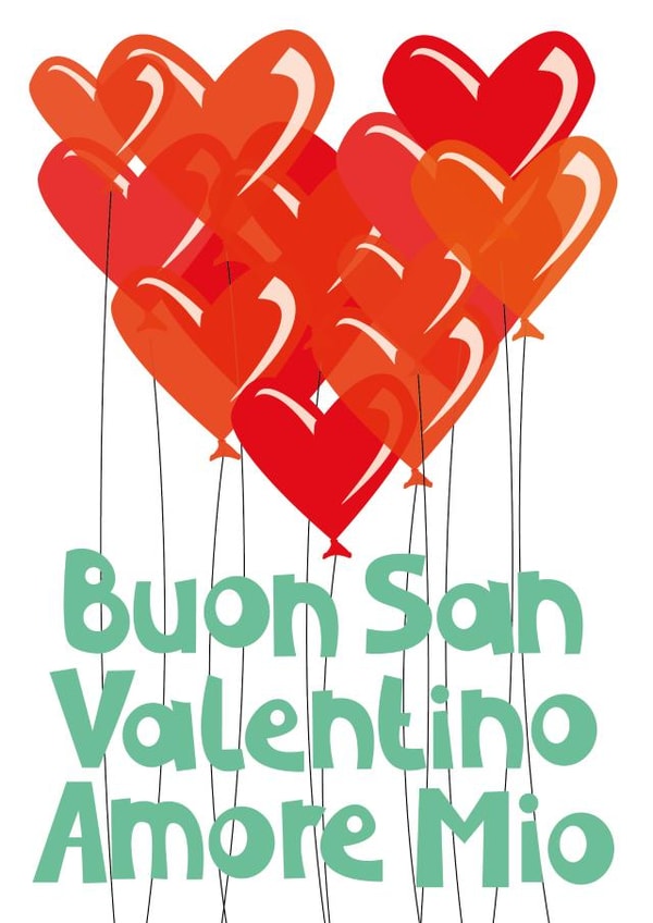Italian Valentine's Card, Buon San Valentino created by Poppekins