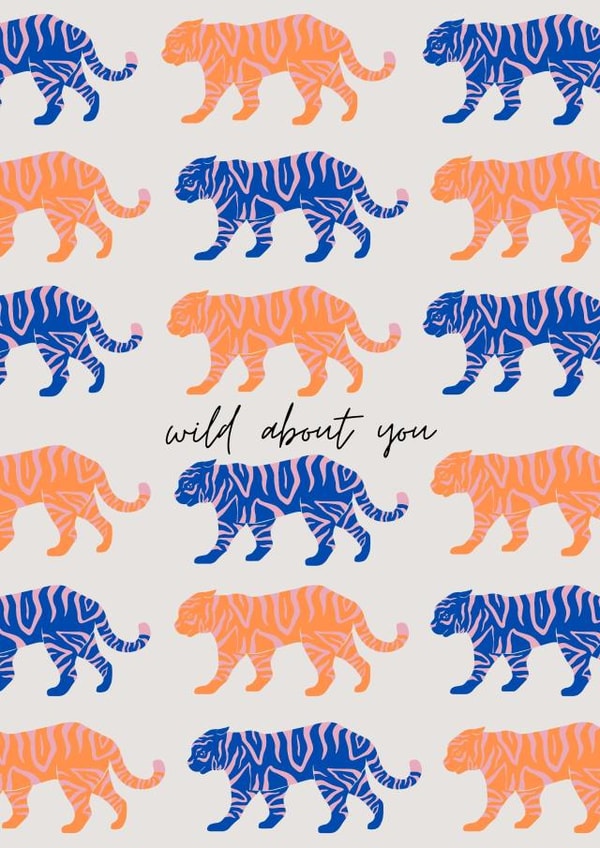 Tiger Print Wild About You 1000 created by Oh So Studios