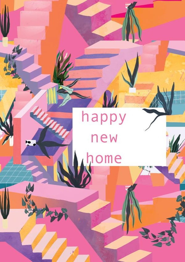 unending stairs  to new home card created by holaholga