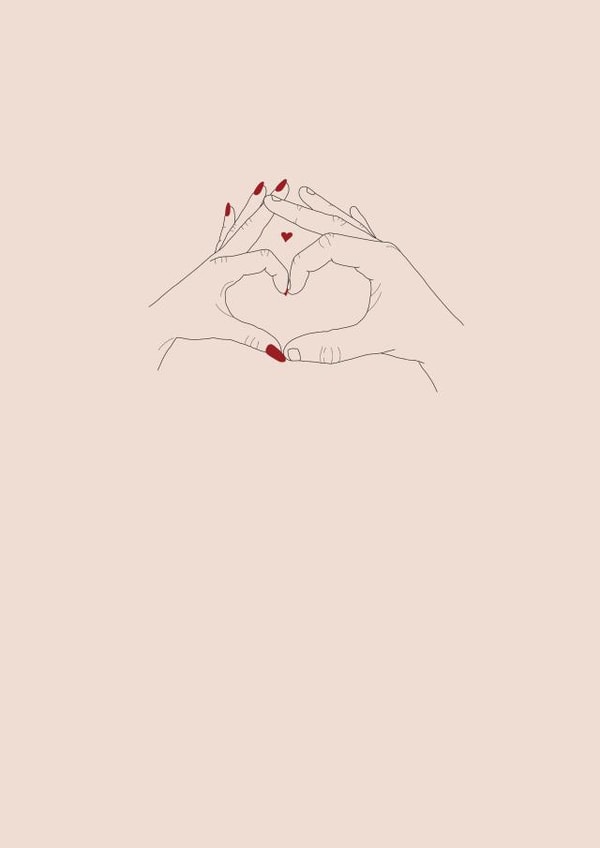 Heart Hands created by Gee Gardner