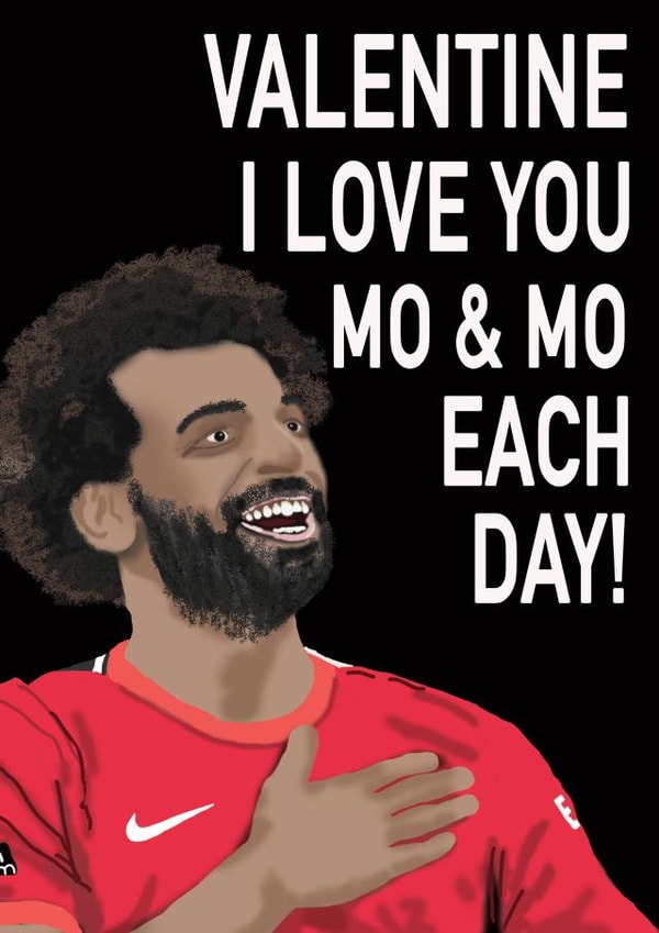 Valentine's Day Mo Salah created by Hey Karma