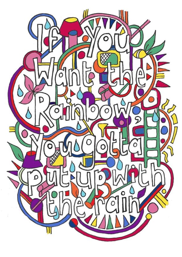 Rainbows created by Kez Allen