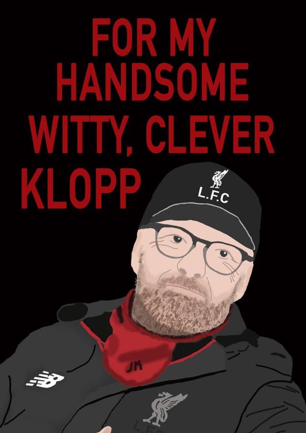 Valentine's Day Jurgen Klopp created by Hey Karma