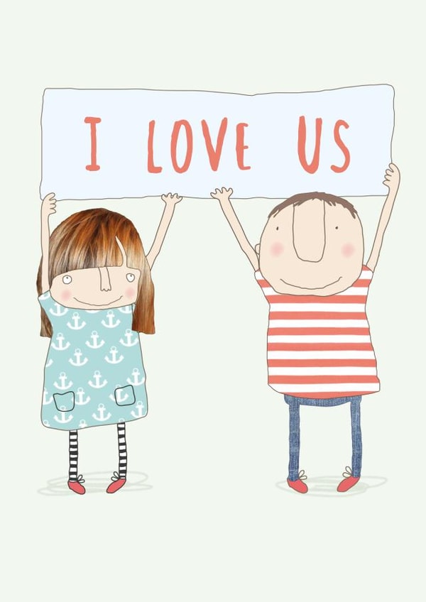 Love Us card created by Rosie Made A Thing
