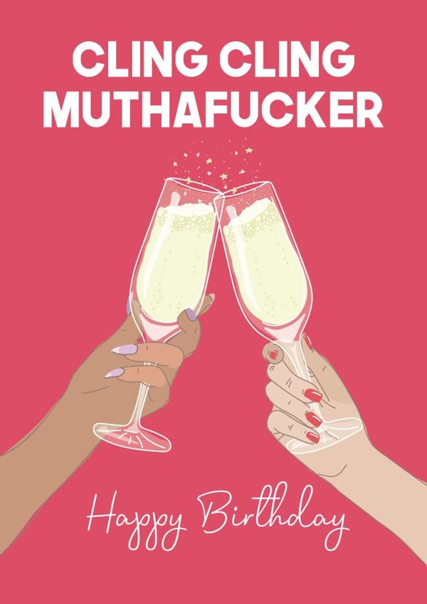 Cling Cling Maya Jama Birthday Card created by WillyBee