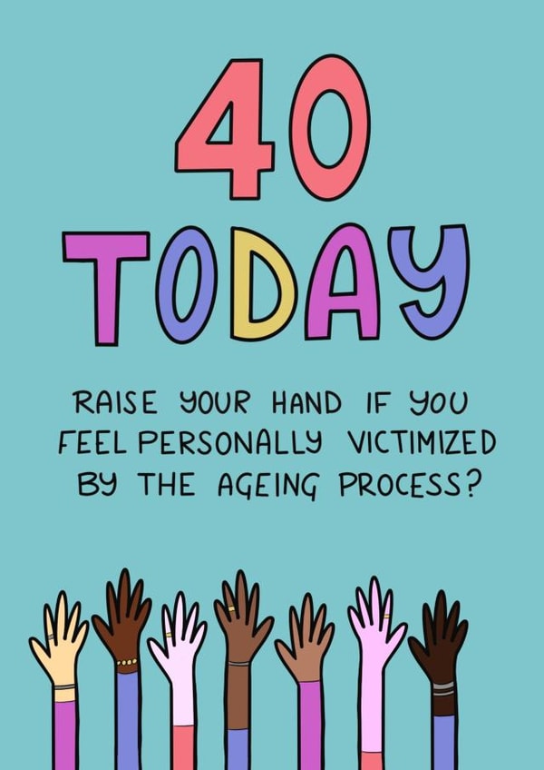 Happy 40th birthday  created by Schnauzer Scribbles