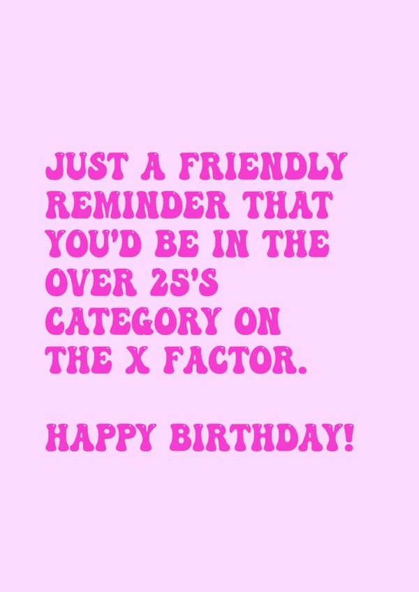 X Factor Oldies created by Hey Huns It's Nicole