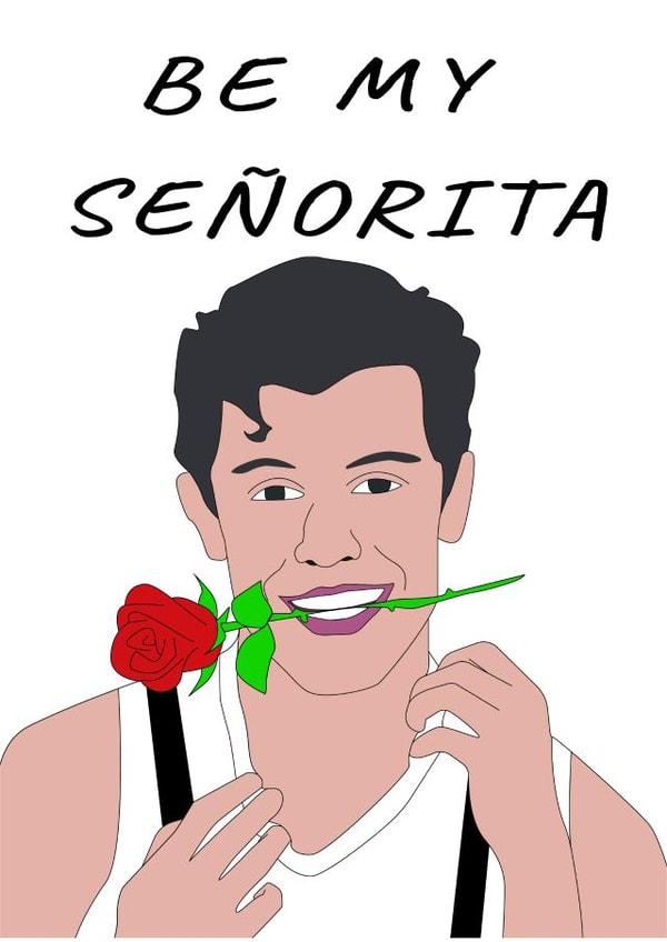 Shawn Mendes Valentine's Card created by Lucy