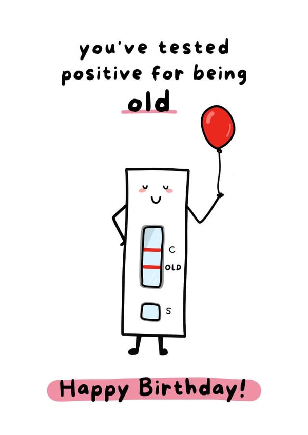 Funny Birthday Card - You're Old created by Gobbygifts