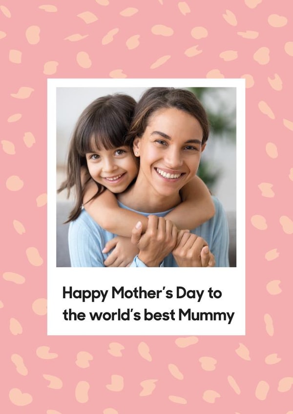 Mummy mum Mothers Day Personalised Photo Card 17361 created by Quinton cards
