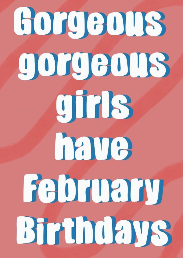 Gorgeous gorgeous girls have February Birthdays created by Natalie Baxter