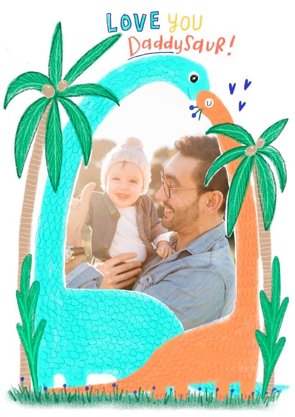 Love you daddysaur Father's Day card created by Emma Valenghi