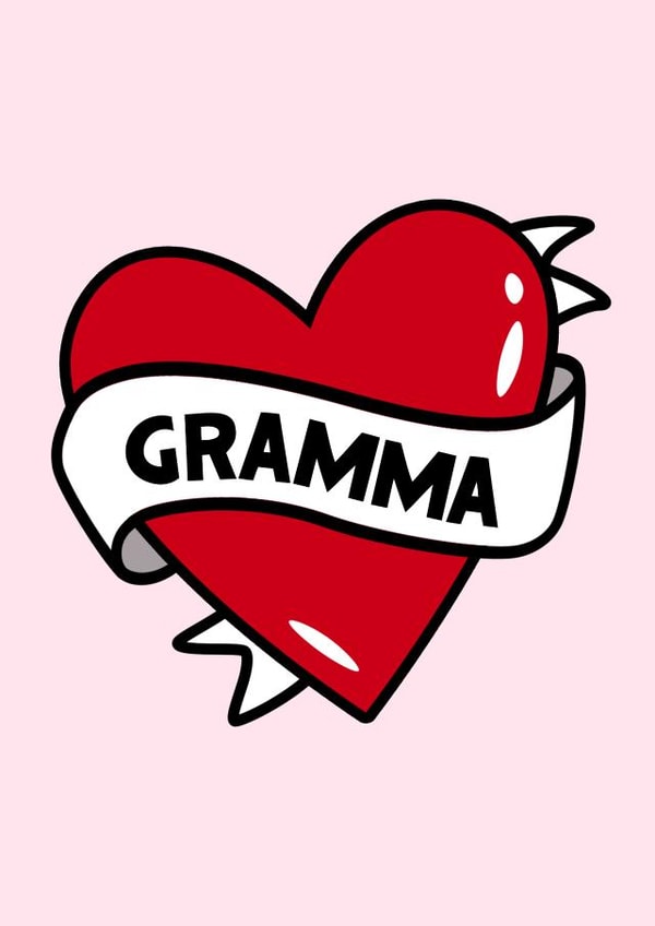 Gramma Mother's Day Birthday Card created by Fighty Pants