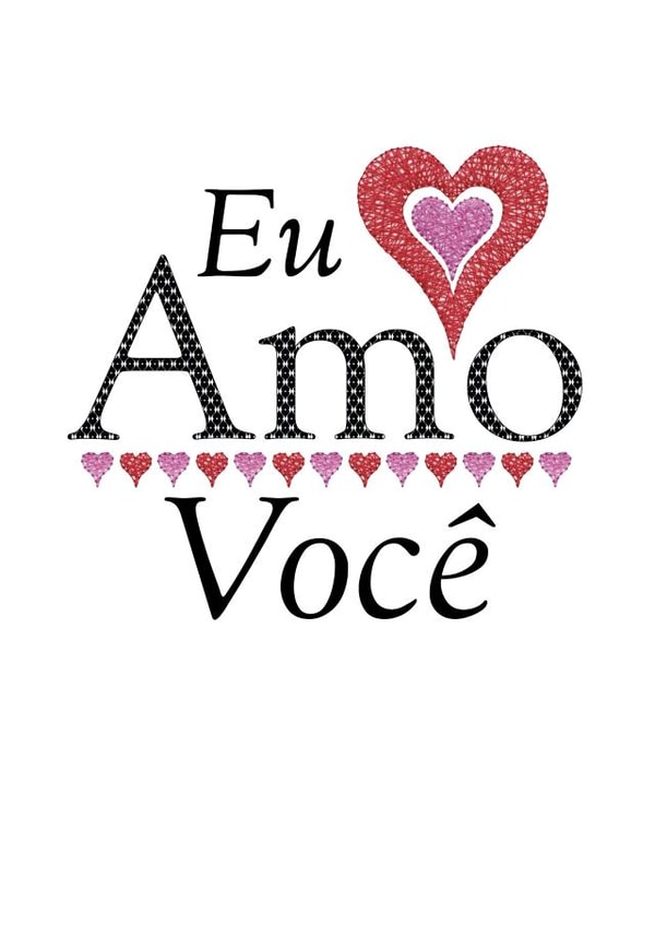 Eu Amo Voce Valentine's Day Card created by Gellie Design