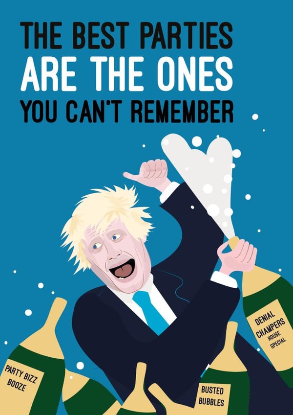Boris, Best Parties are the ones you can't remember! created by Quitting Hollywood