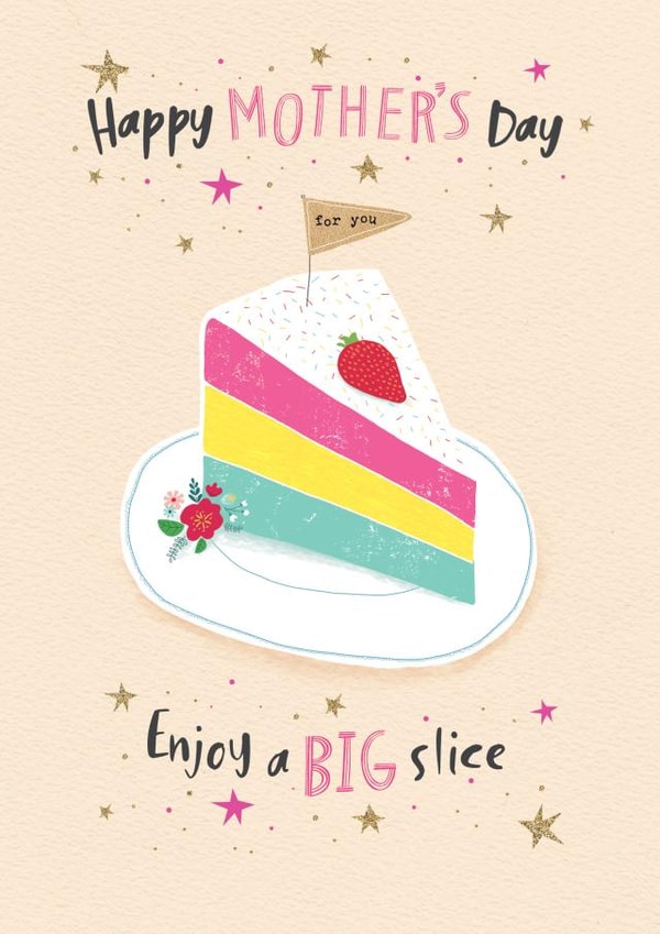 Mothers Day Cake Slice created by cory reid