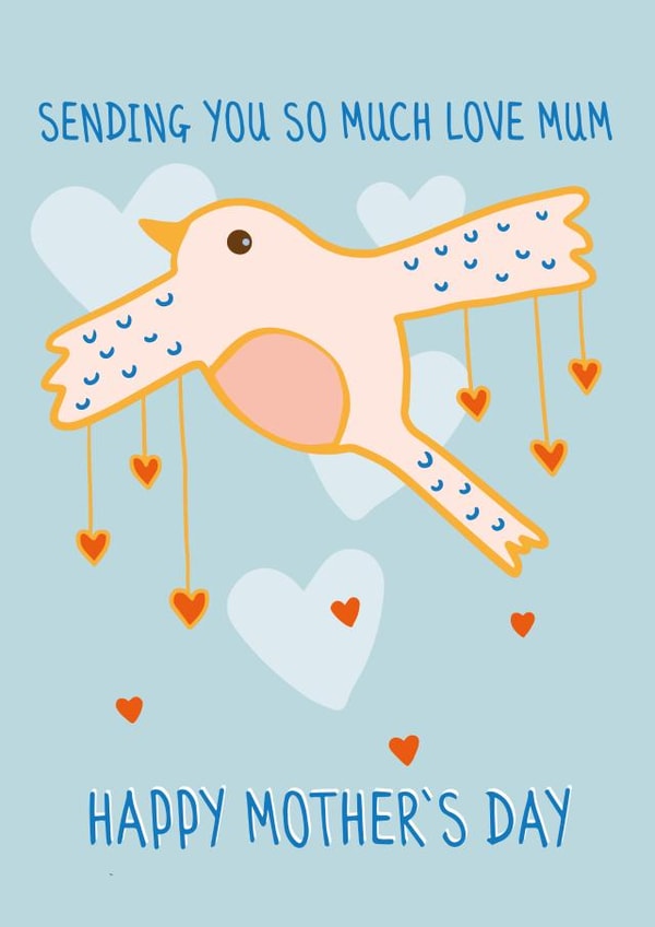 Love Bird Mother's Day Card created by Jennie Moore