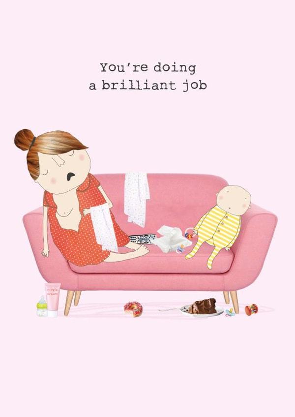Brilliant Job Mother's Day card created by Rosie Made A Thing