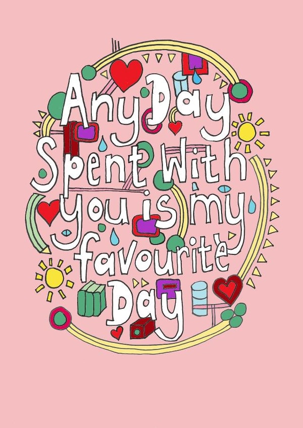 Favourite Day, Valentines Card created by Kez Allen