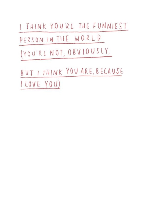 I think you’re the funniest… created by @eggc_arton