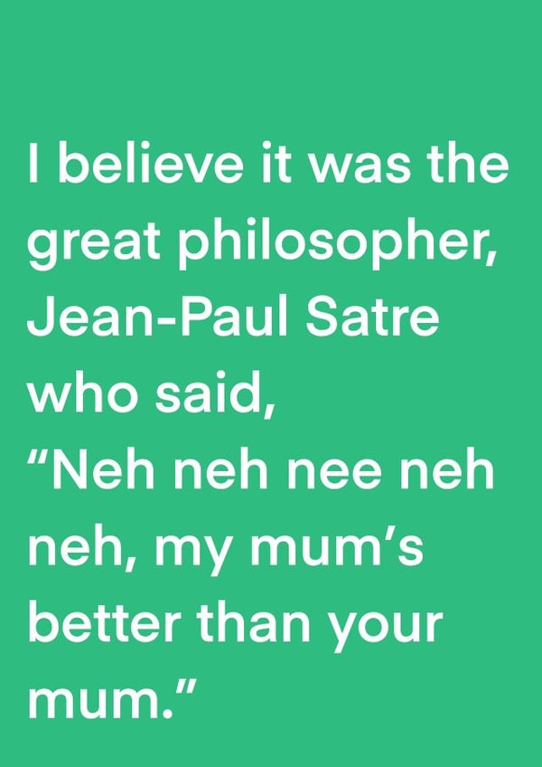 Philosophy Mother’s Day card created by Rosie Johnson Illustrates