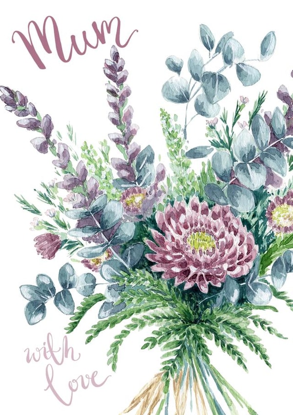 Mum with love created by Diane Hutton Powell