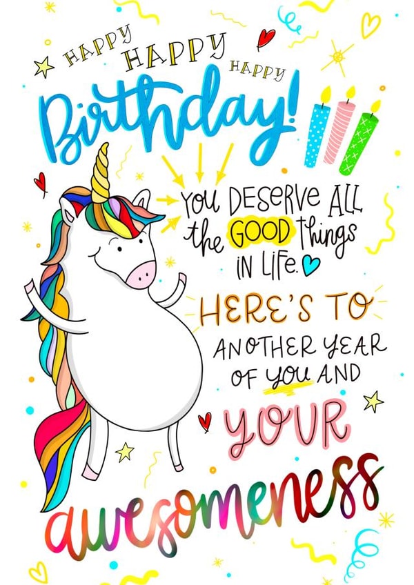 Awesome Birthday Card created by daminidesigns