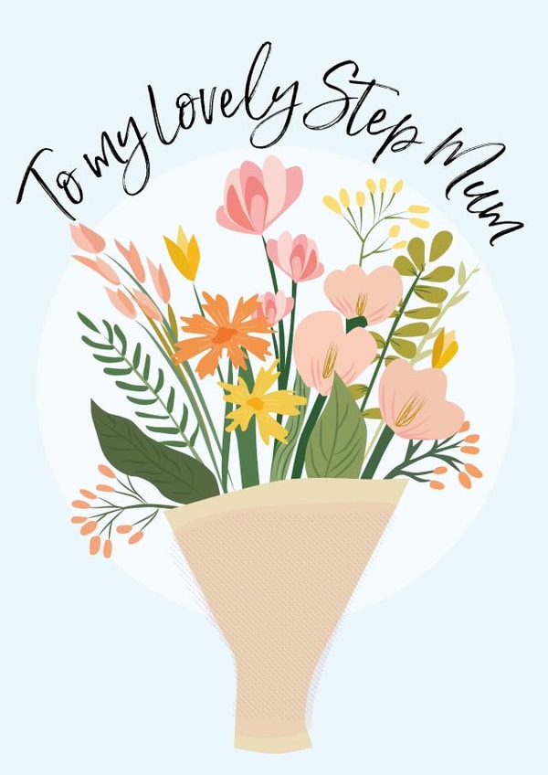 To my lovely step mum on mothers day created by Lauren Sheridan