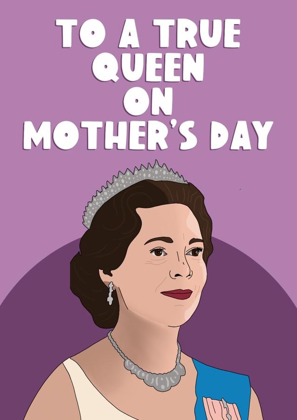 The Crown Mother's Day Card created by The Foxy Lemon Co.
