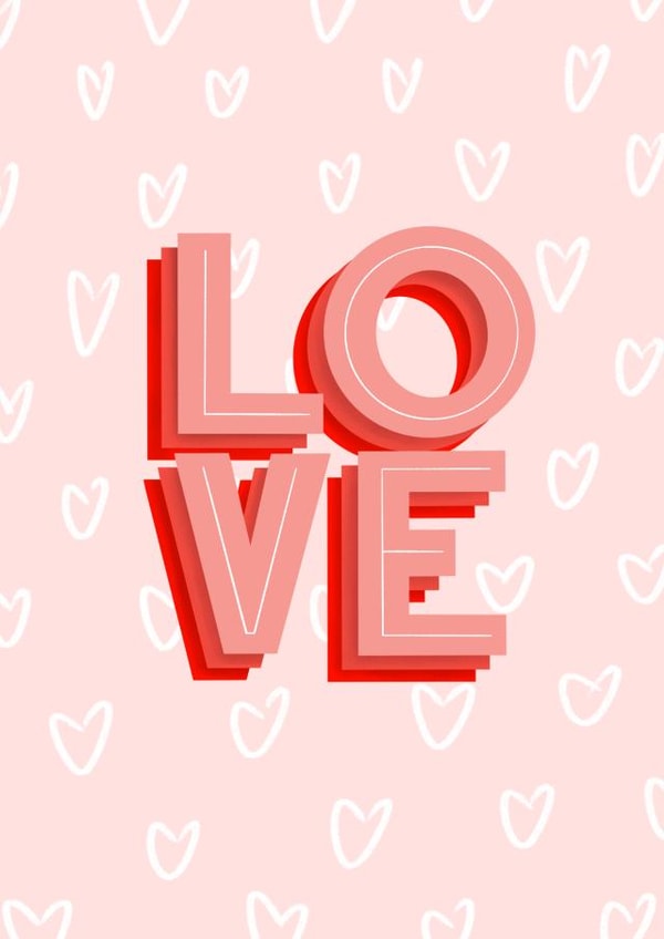 Valentine’s Day Pink Heart Card created by Rhiannon Young