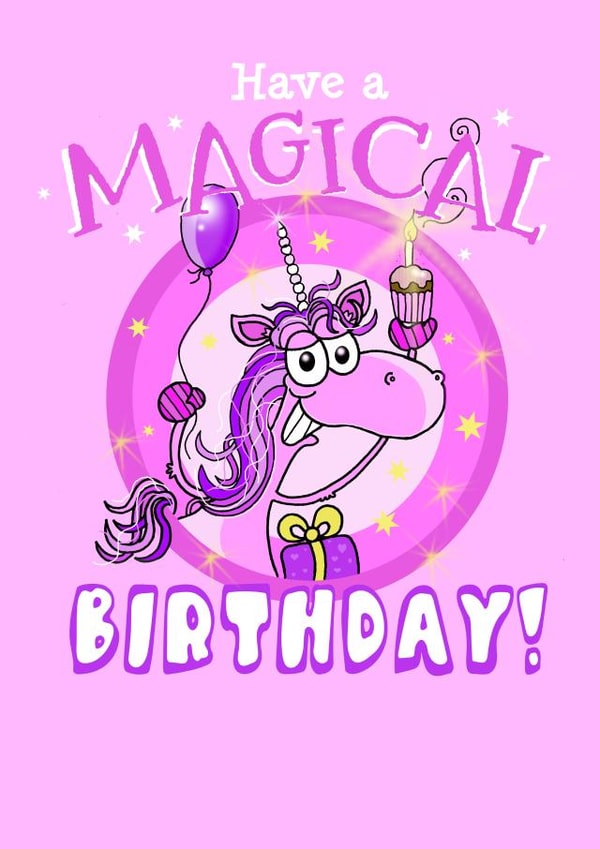 Happy Birthday Unicorn created by Kangamoo