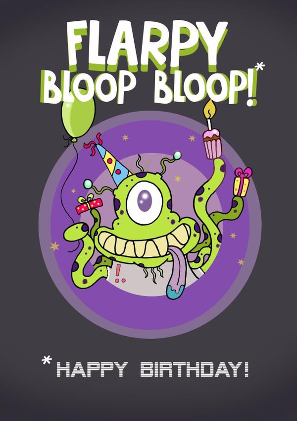 Happy Alien Birthday! created by Kangamoo