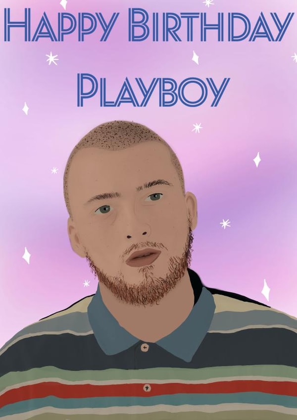 Fezco Euphoria Birthday card l created by Amber Kilsby