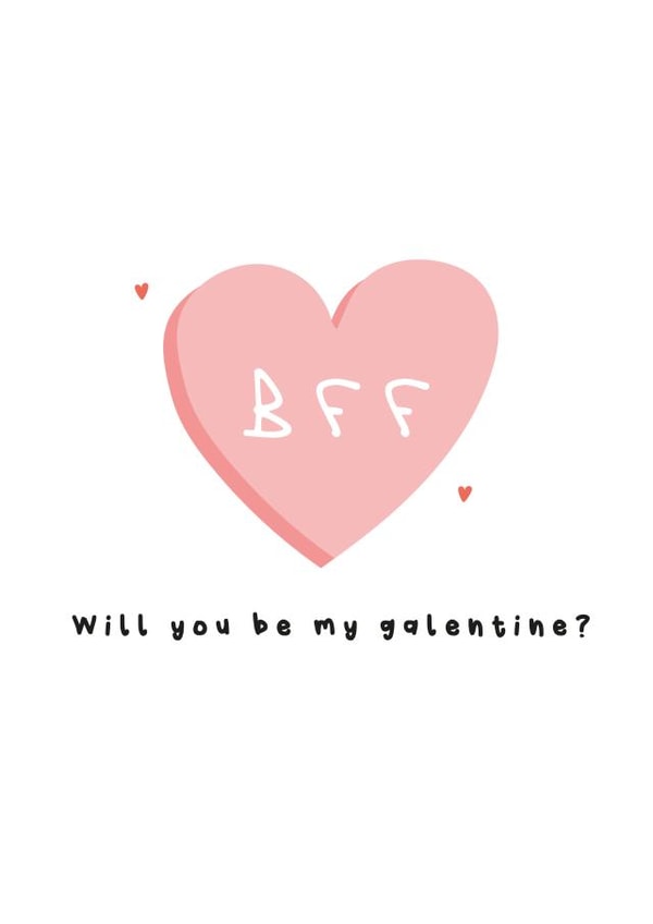 A BFF valentine's card! created by Giggl Greetings